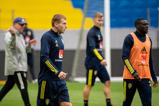 Dejan Kulusevski of the Swedish national football team