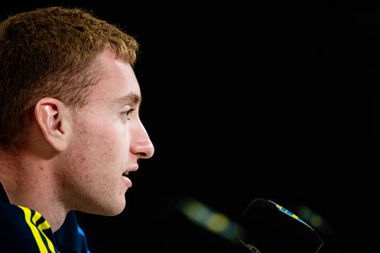 Dejan Kulusevski of the Swedish national football team