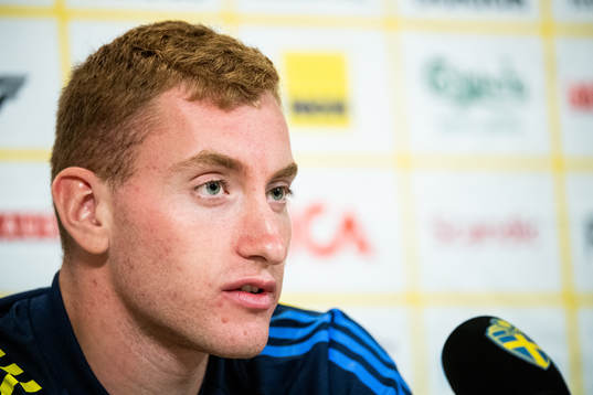 Dejan Kulusevski of the Swedish national football team