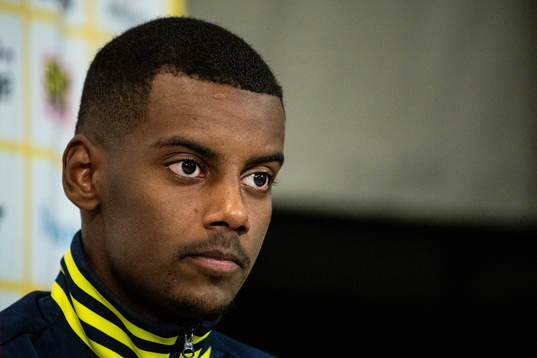 Alexander Isak of the Swedish national football team