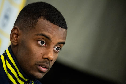 Alexander Isak of the Swedish national football team