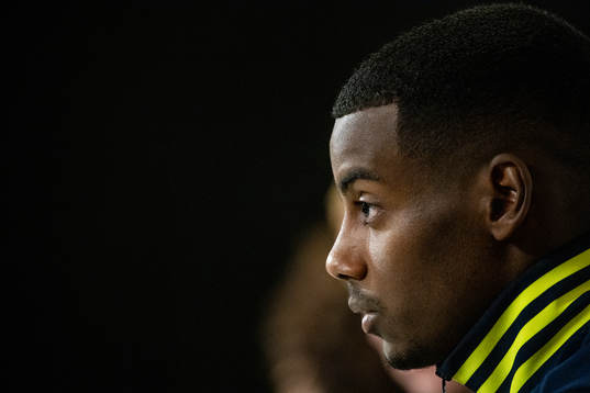 Alexander Isak of the Swedish national football team
