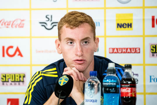 Dejan Kulusevski of the Swedish national football team