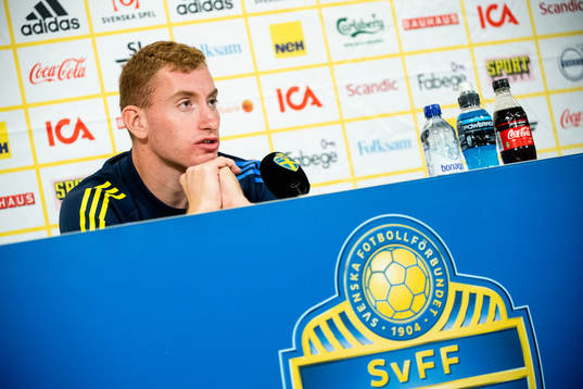 Dejan Kulusevski of the Swedish national football team