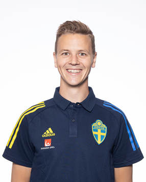 Maths Elfvendal, goalkeeper coach for the Swedish national