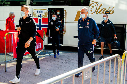 Lars Lagerbäck, head coach of Norway