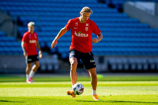 Erling Braut Haaland of the Norwegian national football team