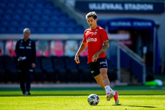Mathias Normann of the Norwegian national football team