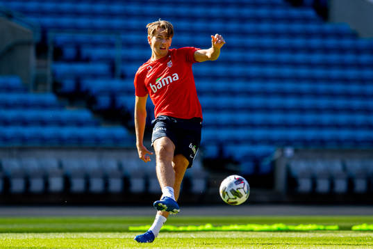 Sander Berge of the Norwegian national football team