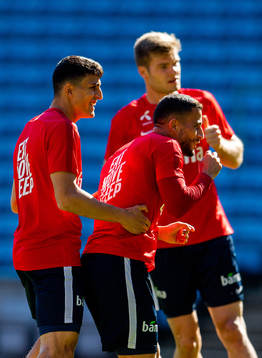 Mohamed «Moi» Elyounoussi and Omar Elabdellaoui of the