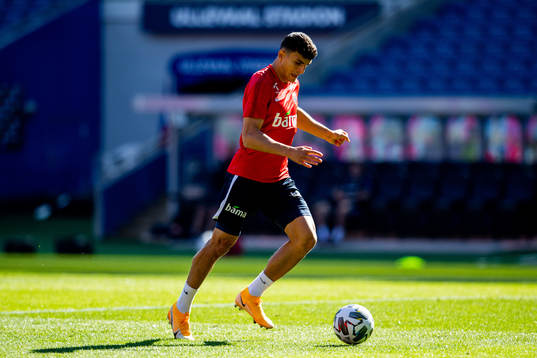 Mohamed «Moi» Elyounoussi of the Norwegian national