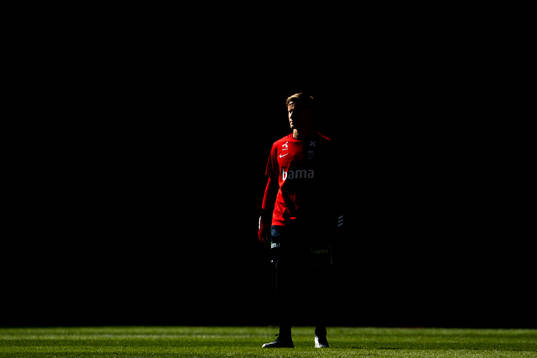 Goalkeeper Sondre Rossbach of the Norwegian national
