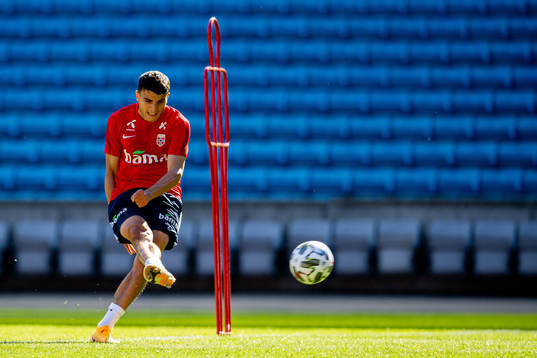 Mohamed «Moi» Elyounoussi of the Norwegian national