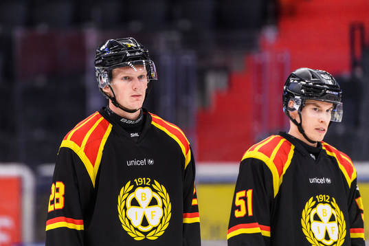 Brynäs Oskar Kvist och Tomi Sallinen