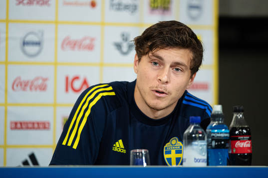 Victor Nilsson Lindelöf of the Swedish national football