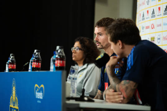 Mikael Lustig of the Swedish national football team