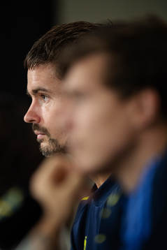 Mikael Lustig of the Swedish national football team