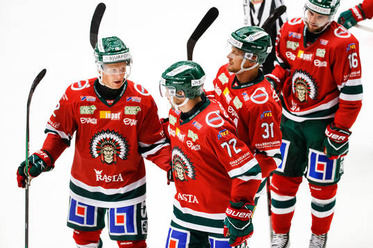 Frölundas Patrik Carlsson jublar