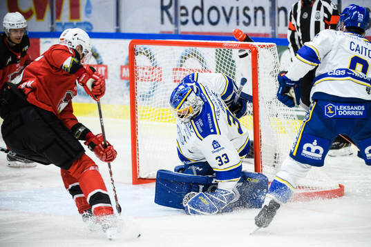 Leksands målvakt Axel Brage