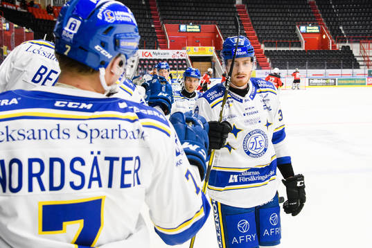 Leksands Peter Cehlarik jublar