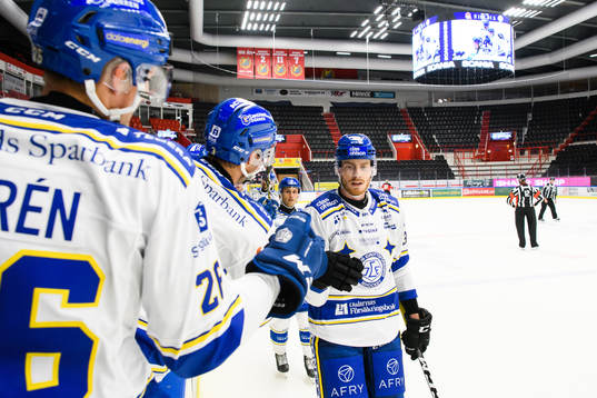 Leksands Peter Cehlarik jublar