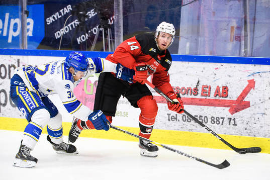 Leksands Jesper Kandergård och Malmö Redhawks Jesper