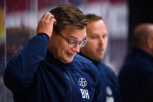 Leksands tränare Björn Hellkvist deppar