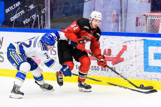 Leksands Kasper Kandergård och Malmö Redhawks Jesper