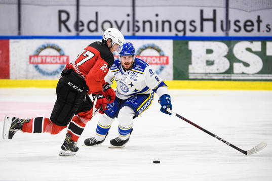 Malmö Redhawks Pontus Westerholm och Leksands Matt Caito
