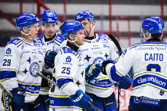 Leksands Emil Heineman , Peter Cehlarik, Marek Hrivík och