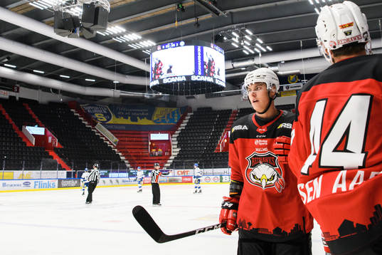 Malmö Redhawks Fredrik Händemark jublar