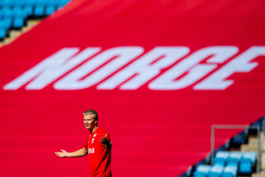 Erling Braut Haaland of the Norwegian national football team
