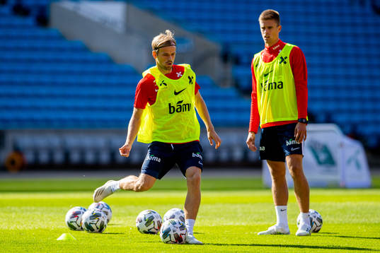 Iver Fossum and Markus Henriksen of the Norwegian national