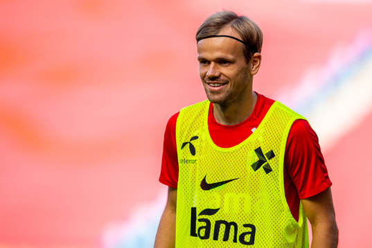 Iver Fossum of the Norwegian national football team