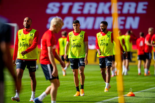 Mohamed «Moi» Elyounoussi of the Norwegian national