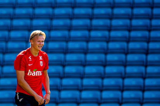 Erling Braut Haaland of the Norwegian national football team