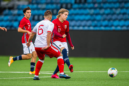 Jens Petter Hauge of Norway