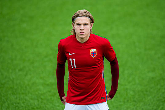 Jens Petter Hauge of Norway