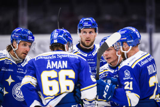 Leksands Daniel Gunnarsson jublar