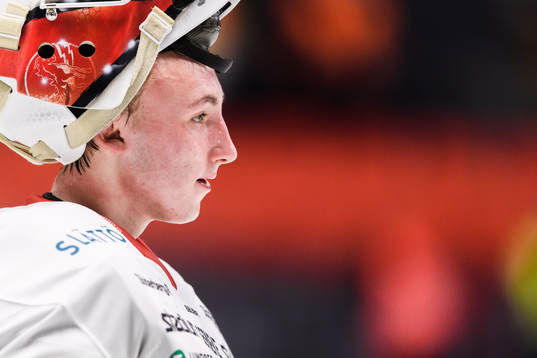 Vita Hästens målvakt August Hedlund