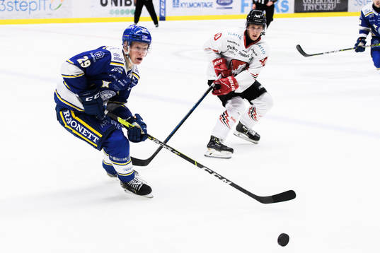 Leksands Emil Heineman och Vita Hästens Karl Påhlsson