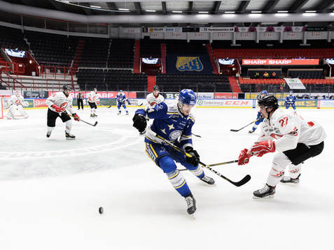Leksands Peter Cehlarik och Vita Hästens Arvid Degerstedt