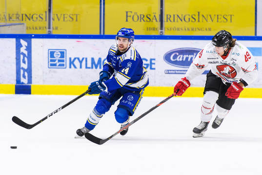 Leksands Oskar Lang och Vita Hästens Filip Cruseman