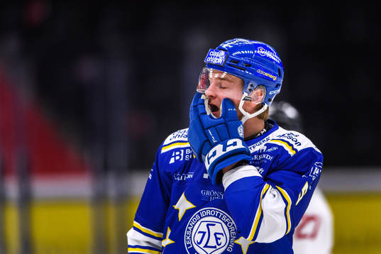 Leksands Calle Själin tar sig för ansiktet