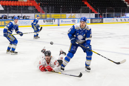 Vita Hästens Arvid Degerstedt och Leksands Johan Fransson