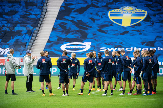 Head coach Janne Andersson of the Swedish national football
