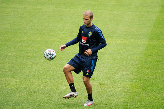Sebastian Andersson of the Swedish national football team
