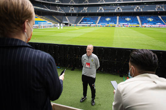 Lasse Jacobsson, scout for the Swedish national football