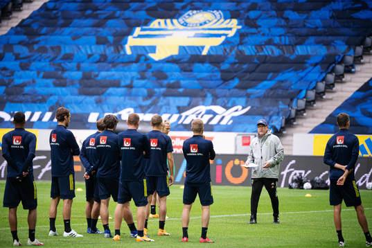 Head coach Janne Andersson of the Swedish national football
