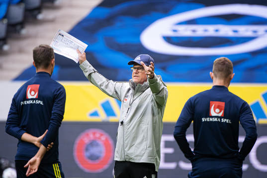 Head coach Janne Andersson of the Swedish national football